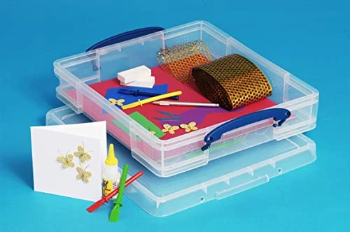 Really Useful Plastic Storage Box 7 Litre Clear,40Lx35Wx8.5D CM 2 Really Useful Plastic Storage Box 7 Litre Clear,40Lx35Wx8.5D CM - Image 2