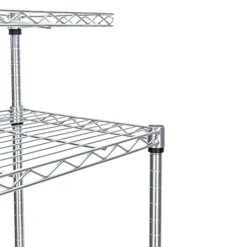 US 4 Tier Kitchen Bakers Rack Microwave Oven Stand Storage Cart Workstation Shelf Silver -Songmics Furniture Shop 416gmaSZRcL