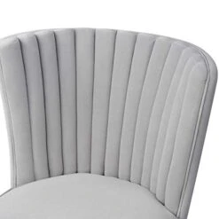 MEXIYA Sansa Dining Chair Modern Light Grey Accent Chair Easy Clean Velvet Upholstered Side Chair With Brushed Gold Legs 9 MEXIYA Sansa Dining Chair Modern Light Grey Accent Chair Easy Clean Velvet Upholstered Side Chair With Brushed Gold Legs -Songmics Furniture Shop 416j9MhhKRL