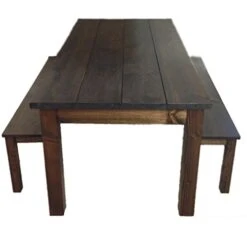 Yukon Farmhouse Table 60" -Songmics Furniture Shop 416uQZDAKVL
