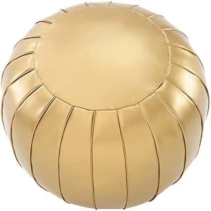 C COMFORTLAND Unstuffed Faux Suede Ottoman Pouf, Round Foot Rest Poof Ottomans, Floor Foot Stool Poufs, Bean Bag Chair Cover With Storage For Living Room, Bedroom, Or Wedding Gifts Grey 15 C COMFORTLAND Unstuffed Faux Suede Ottoman Pouf, Round Foot Rest Poof Ottomans, Floor Foot Stool Poufs, Bean Bag Chair Cover With Storage For Living Room, Bedroom, Or Wedding Gifts Grey - Image 15