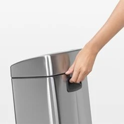 Brabantia Touch Bin, 2 Gal / 10L, Matte Finger Print Proof -Songmics Furniture Shop 41717niPTtL