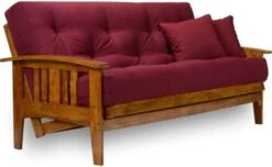 Nirvana Futons Westfield Futon Set - Queen Size, Frame, 8" Mattress, Twill Khaki Cover -Songmics Furniture Shop 417JTdl QUL. AC