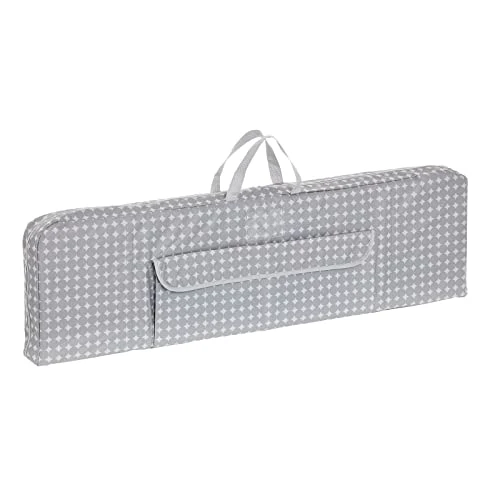 MDesign Long Gift Wrapping Organizer Storage Bag With Handles - Wrapping Paper Holder For Christmas And Holiday Giftwrap - Zipper Closure Wrapping Paper Storage Bag Container With Polka Dots - Gray 6 MDesign Long Gift Wrapping Organizer Storage Bag With Handles - Wrapping Paper Holder For Christmas And Holiday Giftwrap - Zipper Closure Wrapping Paper Storage Bag Container With Polka Dots - Gray - Image 6