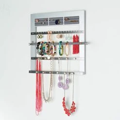 Alveare Home Tori Jewelry Rack, SILVER