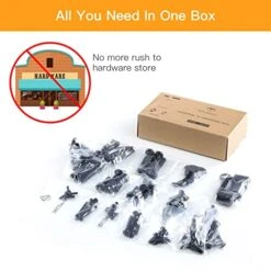 Universal TV Mounting Hardware Kit Fits Most TVs Up To 80 Inches, VESA Wall Mount M4, M5, M6, M8 Screws, Spacers And Washers, Works With Most TV/Monitor Mounts, PGUHP2, Black -Songmics Furniture Shop 417Y5AEoXdL