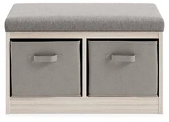 Signature Design By Ashley Blariden Upholstered Storage Bench With Removable Baskets, Gray 7 Signature Design By Ashley Blariden Upholstered Storage Bench With Removable Baskets, Gray -Songmics Furniture Shop 417p0LU1xzS