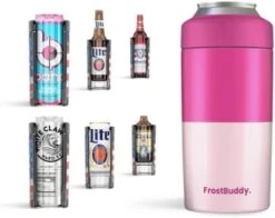 Frost Buddy Universal Can Cooler - Fits All - Stainless Steel Can Cooler For 12 Oz & 16 Oz Regular Or Slim Cans & Bottles - Stainless Steel (Camo Flag) -Songmics Furniture Shop 417qTo2wEL. AC