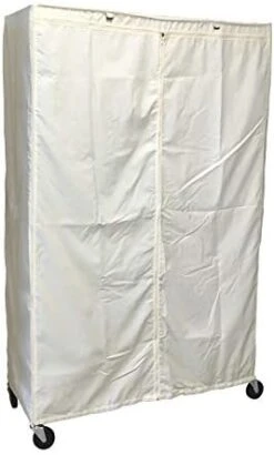 Formosa Covers Storage Shelving Unit Cover, Fits Racks 48" Wx18 Dx72 H (Cover Only Off White Color) -Songmics Furniture Shop 417tidPBN3L. AC