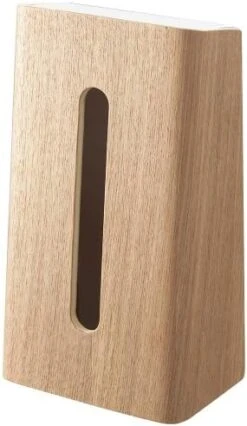 Yamazaki Home Case With Removable Wooden Lid-Tissue Or Toilet Paper Towel Rectangular Storage Holder For Kitchen Bathroom Or Bedroom | Polystone, One Size, Walnut -Songmics Furniture Shop 417xL3TmLmL. AC