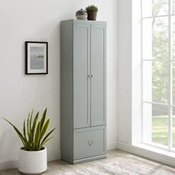 Crosley Furniture Harper Convertible Pantry Closet, Gray