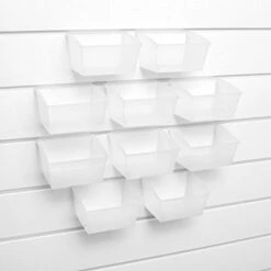Proslat 3210 Probin Storage Bin Designed For PVC Slatwall, Small, 10-Pack 12 Proslat 3210 Probin Storage Bin Designed For PVC Slatwall, Small, 10-Pack -Songmics Furniture Shop 418TNCyytoL