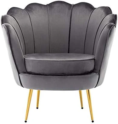 DAGONHIL Pink Velvet Accent Chair For Living Room, Lounge Chair For Bedroom With Gold Metal Legs, Vanity Chair For Makeup Room, Dusty Pink 6 DAGONHIL Pink Velvet Accent Chair For Living Room, Lounge Chair For Bedroom With Gold Metal Legs, Vanity Chair For Makeup Room, Dusty Pink - Image 6