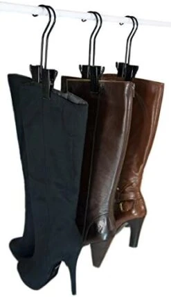 Boottique The Original Boot Hanger - Shoe Storage Space Saver (Set Of 3); Boot Hanger, Boot Holder, Boot Clips (Black) -Songmics Furniture Shop 419AUgfDVaL. AC