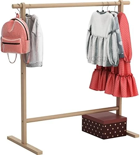VOGUSLAND Dress Up Rack, Child Garment Rack, Kids Clothing Rack For Small Space (37.5" W X 17.5" D X 38.5" H) 8 VOGUSLAND Dress Up Rack, Child Garment Rack, Kids Clothing Rack For Small Space (37.5" W X 17.5" D X 38.5" H) - Image 8