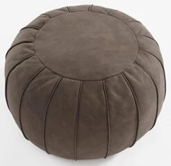 C COMFORTLAND Unstuffed Faux Leather Ottoman Pouf, Round Foot Rest Poof Ottomans, Floor Foot Stool Poufs, Bean Bag Chair Cover With Storage For Living Room, Bedroom, Or Wedding Gifts Orange 23 C COMFORTLAND Unstuffed Faux Leather Ottoman Pouf, Round Foot Rest Poof Ottomans, Floor Foot Stool Poufs, Bean Bag Chair Cover With Storage For Living Room, Bedroom, Or Wedding Gifts Orange -Songmics Furniture Shop 419IfFdOhbL. AC