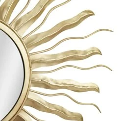 CosmoLiving By Cosmopolitan Metal Starburst Wall Mirror, 31" X 1" X 31", Gold -Songmics Furniture Shop 419TWklYVHL