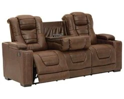 Signature Design By Ashley Owner's Box Faux Leather Power Reclining Sofa With Adjustable Headrest, Brown 12 Signature Design By Ashley Owner's Box Faux Leather Power Reclining Sofa With Adjustable Headrest, Brown -Songmics Furniture Shop 419XX1GbuBL