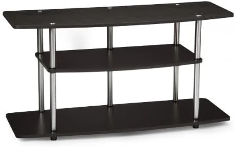 Convenience Concepts Designs2Go No Tools 46 Inch 3 Tier Wide TV Stand, Black 5 Convenience Concepts Designs2Go No Tools 46 Inch 3 Tier Wide TV Stand, Black - Image 5