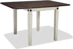 Intercon Glenwood Drop Leaf Table Rubbed White Charcoal 5 Intercon Glenwood Drop Leaf Table Rubbed White Charcoal -Songmics Furniture Shop 41A FfcpdDL. AC