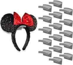 Modern JP Adhesive Hooks For Disney Ears (16-Pack) - Minimalist Disney Ear Holder, No Drilling Headband Holder Design, Strong Hold Headband Organizer - U.S. Patent Pending, Clear 14 Modern JP Adhesive Hooks For Disney Ears (16-Pack) - Minimalist Disney Ear Holder, No Drilling Headband Holder Design, Strong Hold Headband Organizer - U.S. Patent Pending, Clear -Songmics Furniture Shop 41A UtmmKUL. AC