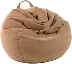 LPMOERA Stuffed Animal Storage Bean Bag Chair Cover (No Filler) For Kids And Adults.Pets Dogs/Cats Lazy Beds.Soft Premium Corduroy Stuffable Bean Bag For Organizing Children Plush Toys Or Memory Foam -Songmics Furniture Shop 41A0fAXUa1L. AC 1