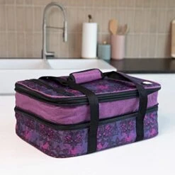 VP Home Double Casserole Insulated Travel Carry Bag (Henna Tattoo) For Trip Birthday Party, Mother's Day, Holiday, Christmas Day, Grocery Store, Supermarket, Outdoor Picnic Etc -Songmics Furniture Shop 41ADuNhcJCL