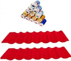 2Pcs Bottle Stacking Mat Can Stacker Kitchen Cabinet And Fridge Storage Rack Wine Bottles Holder -Songmics Furniture Shop 41AF4kdlrZL. AC