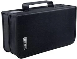 CD Case DVD Storage Holder, Siveit CD/DVD Case Wallet 128 Capacity DVD Cases Organizer CD Binder,Portable CD Wallet For Home Travel (Black) -Songmics Furniture Shop 41AQXI8jrnL. AC