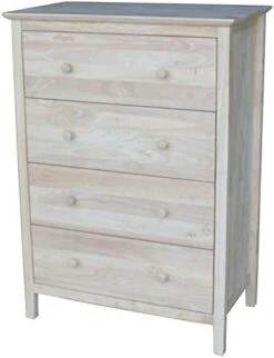 International Concepts Dresser With 4 Drawers, Unfinished -Songmics Furniture Shop 41AfIskaLsL. AC