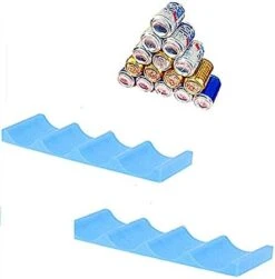 2Pcs Bottle Stacking Mat Can Stacker Kitchen Cabinet And Fridge Storage Rack Wine Bottles Holder -Songmics Furniture Shop 41AkmXmf6mL. AC