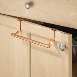 IDesign 29540 Forma Metal Over The Cabinet Dish And Hand Towel Bar Holder For Kitchen, Bathroom, 2.5" X 9.25" X 2.5", Copper -Songmics Furniture Shop 41AnRmVXHDL