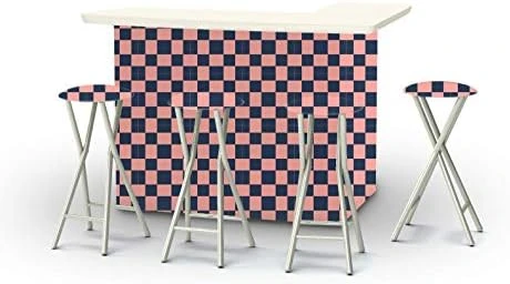 Best Of Times 2002W1341 US Marines Portable Bar & Matching Bar Stools, One Size, Red 5 Best Of Times 2002W1341 US Marines Portable Bar & Matching Bar Stools, One Size, Red - Image 5