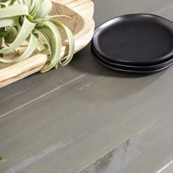 Walker Edison Modern Farmhouse Small Kitchen Furniture Dining Room Table Wood, 72 Inch, Grey And Brown -Songmics Furniture Shop 41BBOYnrZBL