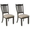 Signature Design By Ashley Tyler Creek Dining Room Upholstered Chair, 2 Count, Antique Black