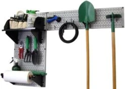 Wall Control Pegboard Garden Supplies Storage And Organization Garden Tool Organizer Kit With Black Pegboard And Black Accessories -Songmics Furniture Shop 41BssAmo7sL. AC
