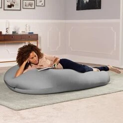 Jaxx Nimbus Spandex Bean Bag Chair For Adults-Furniture For Rec, Family Rooms And More, Large, Navy 13 Jaxx Nimbus Spandex Bean Bag Chair For Adults-Furniture For Rec, Family Rooms And More, Large, Navy -Songmics Furniture Shop 41ByqJFvaNL