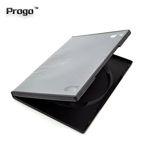 Progo 50 Pack Standard Black Single DVD Cases 14MM 1 Progo 50 Pack Standard Black Single DVD Cases 14MM