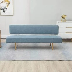 MOJAY 1 Loveseat Sofa And 2 Accent Chairs Set Couches For Living Room Furniture Set With Golden Legs For Bedroom -Songmics Furniture Shop 41C6rdVYCCL. AC 1