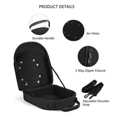Sanseenia Hat Travel Case, Hat Storage Box, Hat Organizer For Baseball Caps, Cap Carrier With Carry Handle & Shoulder Strap, Hat Holder For 6 Baseball Caps, Hat Bag For Traveling And Home Storage 8 Sanseenia Hat Travel Case, Hat Storage Box, Hat Organizer For Baseball Caps, Cap Carrier With Carry Handle & Shoulder Strap, Hat Holder For 6 Baseball Caps, Hat Bag For Traveling And Home Storage -Songmics Furniture Shop 41CLHYoi0EL