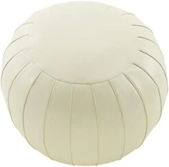 C COMFORTLAND Unstuffed Faux Suede Ottoman Pouf, Round Foot Rest Poof Ottomans, Floor Foot Stool Poufs, Bean Bag Chair Cover With Storage For Living Room, Bedroom, Or Wedding Gifts Grey 28 C COMFORTLAND Unstuffed Faux Suede Ottoman Pouf, Round Foot Rest Poof Ottomans, Floor Foot Stool Poufs, Bean Bag Chair Cover With Storage For Living Room, Bedroom, Or Wedding Gifts Grey -Songmics Furniture Shop 41CXvhJLU8L. AC