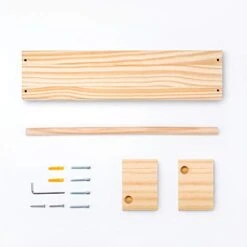 KUWZTY Wall Book Shelves For Nursery Set Of 2, Display Holder For Toys, Toiletry Essentials, Kitchen Spice Racks, Photos(Natural Wood) 8 KUWZTY Wall Book Shelves For Nursery Set Of 2, Display Holder For Toys, Toiletry Essentials, Kitchen Spice Racks, Photos(Natural Wood) -Songmics Furniture Shop 41CZiyPC1zL