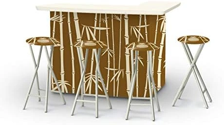 Best Of Times 2002W1341 US Marines Portable Bar & Matching Bar Stools, One Size, Red 6 Best Of Times 2002W1341 US Marines Portable Bar & Matching Bar Stools, One Size, Red - Image 6