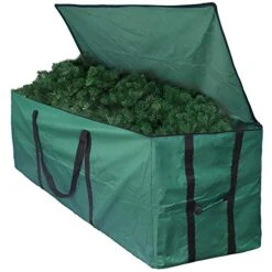 MelonBoat Christmas Tree Storage Bag For 5'-9' Extra Large Artificial Trees, Waterproof Oxford Cloth Green -Songmics Furniture Shop 41Cmai8lfKL