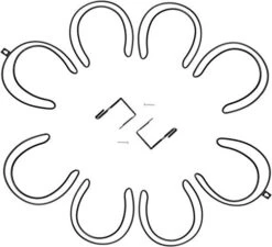 MyGift Modular Black Metal Wire Over The Door Hanging Hook Set, Hat Baseball Cap Rack, Clothes, Bag, Scarf Hanger, Includes 8 Connecting Rings And 2 Door Hangers 7 MyGift Modular Black Metal Wire Over The Door Hanging Hook Set, Hat Baseball Cap Rack, Clothes, Bag, Scarf Hanger, Includes 8 Connecting Rings And 2 Door Hangers -Songmics Furniture Shop 41D01uNsqCL