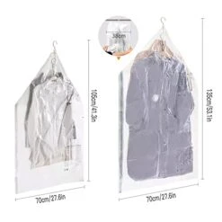 4 Hanging Vacuum Storage Bag Transparent Vacuum Sealed Storage Bag For Suits Dress Jackets Coat Space Saver Bags 2 Longer 2 Short Clothes Protector Closet 10 4 Hanging Vacuum Storage Bag Transparent Vacuum Sealed Storage Bag For Suits Dress Jackets Coat Space Saver Bags 2 Longer 2 Short Clothes Protector Closet -Songmics Furniture Shop 41DNmJNz5AL