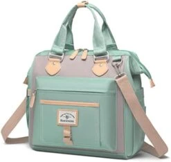 SunUnion Lunch Bag, Cute Insulated, Large Lunch Tote For Work, Leak Proof Lunch Box For Women, Lunch Purse, Cooler Bag With Side Pockets And Shoulder Strap For Picnic Office(Pink) -Songmics Furniture Shop 41DaZ0ZDvwL. AC