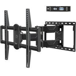 Mounting Dream Full Motion TV Mount For 42-75 Inch TVs, TV Wall Mount Bracket With Dual Articulating Arms, Fits 12” / 16” Wood Studs With VESA 600x400mm Up To 100lbs