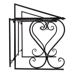 DREANNI Microwave Storage Rack Microwave Shelf, Rack For Storage Kitchen Organizer, Kitchen Supplies Kitchen Stand Organiser Countertop Space Saver/Black -Songmics Furniture Shop 41DdUeiOV6L