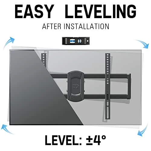 Mounting Dream Full Motion TV Mount For 42-75 Inch TVs, TV Wall Mount Bracket With Dual Articulating Arms, Fits 12” / 16” Wood Studs With VESA 600x400mm Up To 100lbs 3 Mounting Dream Full Motion TV Mount For 42-75 Inch TVs, TV Wall Mount Bracket With Dual Articulating Arms, Fits 12” / 16” Wood Studs With VESA 600x400mm Up To 100lbs - Image 3